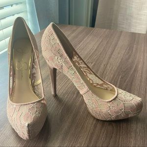 Jessica Simpson Lace Heels